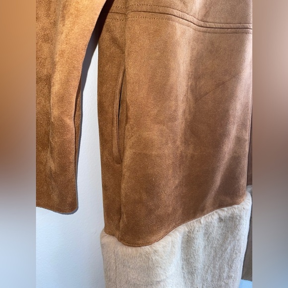 Zara NWOT Faux Fur and Suede Jacket - Picture 5 of 10
